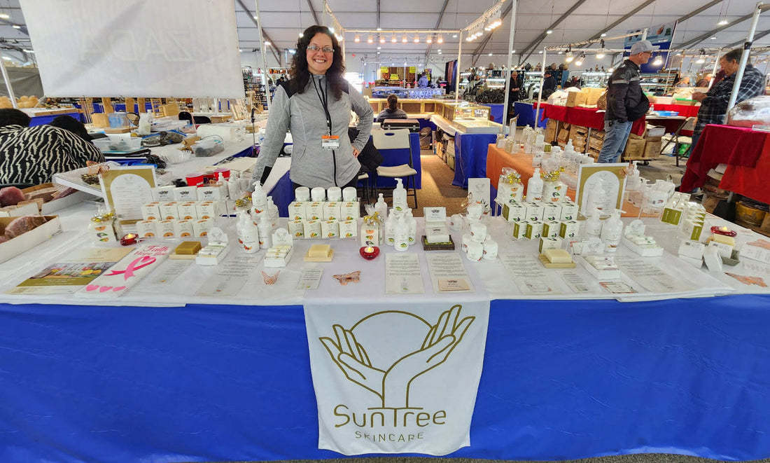 SunTree Skincare’s Big Adventure at the Tucson Gem & Mineral Show