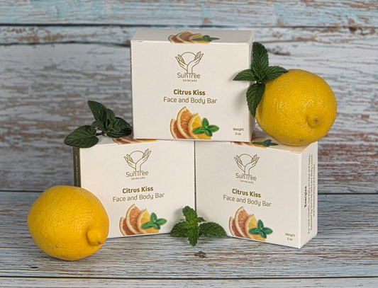 Citrus Kiss Face & Body Bar Trio
